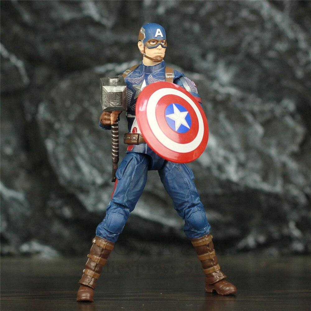 Figurine Captain America avec Marteau de Thor Figurama Shop