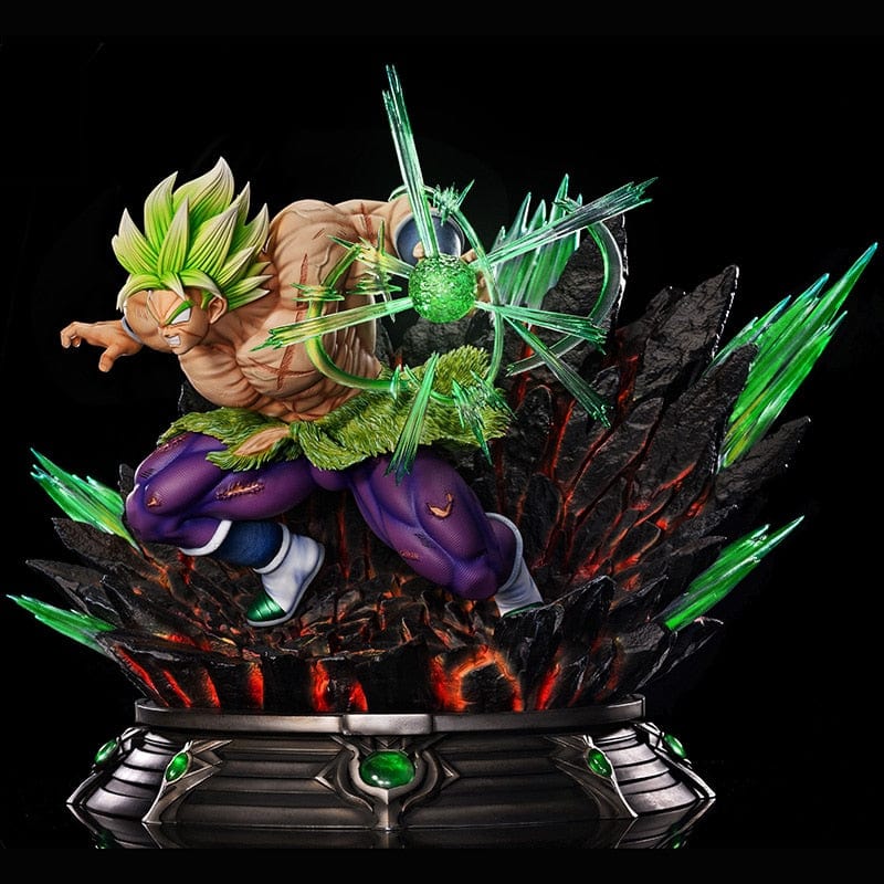 Figurine Collector en Resine Broly Omega Blaster Royaume Figurine