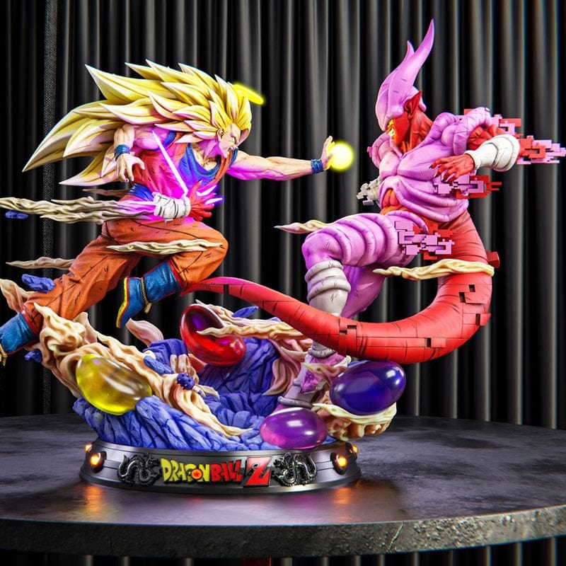 Figurine Collector en Résine Sangoku vs Janemba Royaume Figurine