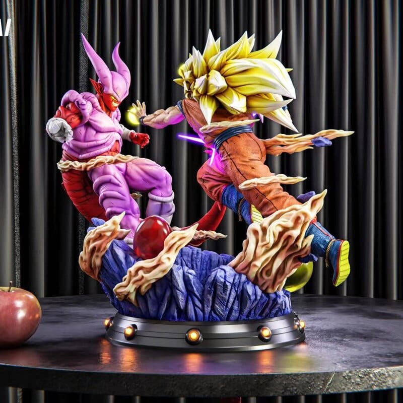 Figurine Collector en Résine Sangoku vs Janemba Royaume Figurine