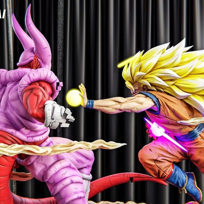 Figurine Collector en Résine Sangoku vs Janemba Royaume Figurine