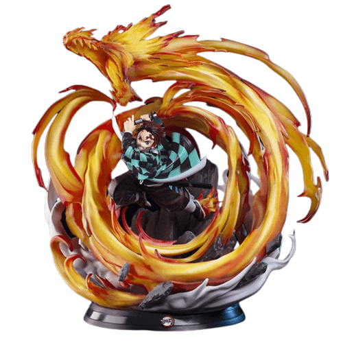 Figurine Collector en Resine Tanjiro Dragon de Feu Figurama Shop