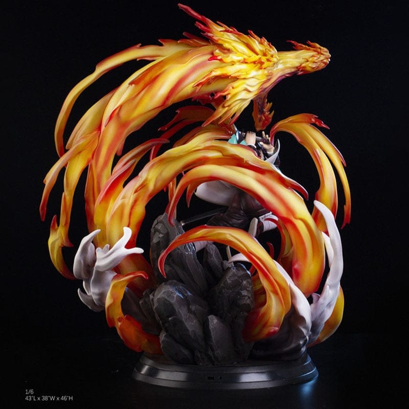 Figurine Collector en Resine Tanjiro Dragon de Feu Royaume Figurine