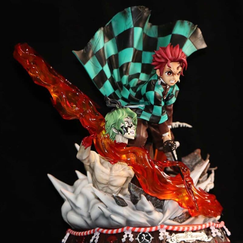 Figurine Collector en Resine Tanjiro vs Gyutaro Figurama Shop