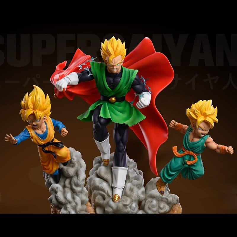 Figurine Collector en Résine Union des Saiyans Royaume Figurine