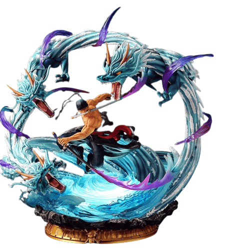 Figurine Collector en Resine Zoro Dragon Twister Figurama Shop