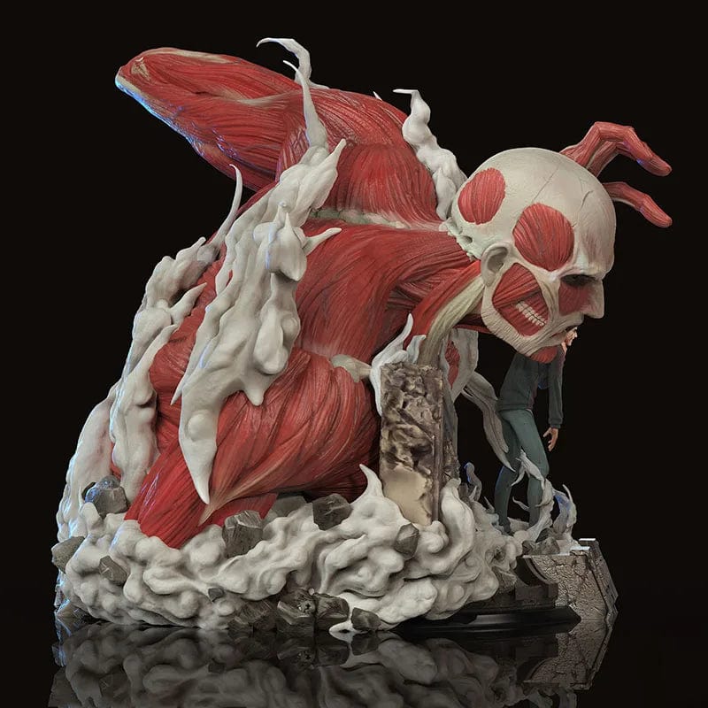 Figurine Édition Limitée en Resine Titan Colossal Royaume Figurine