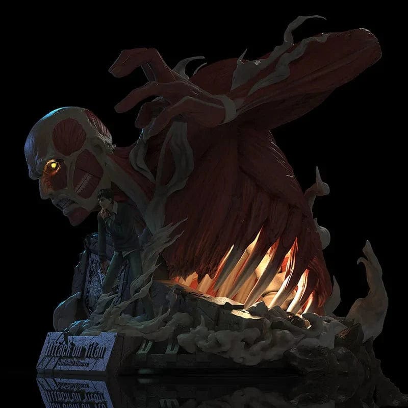 Figurine Édition Limitée en Resine Titan Colossal Royaume Figurine