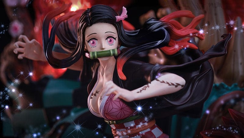 Figurine Lumineuse Collector en Resine Nezuko Royaume Figurine