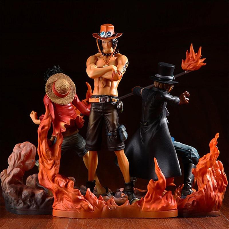 Figurine One Piece Luffy Ace Sabo Royaume Figurine