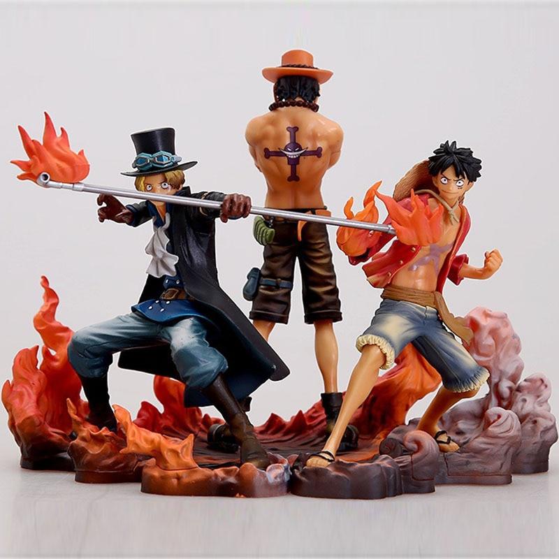 Figurine One Piece Luffy Ace Sabo Royaume Figurine