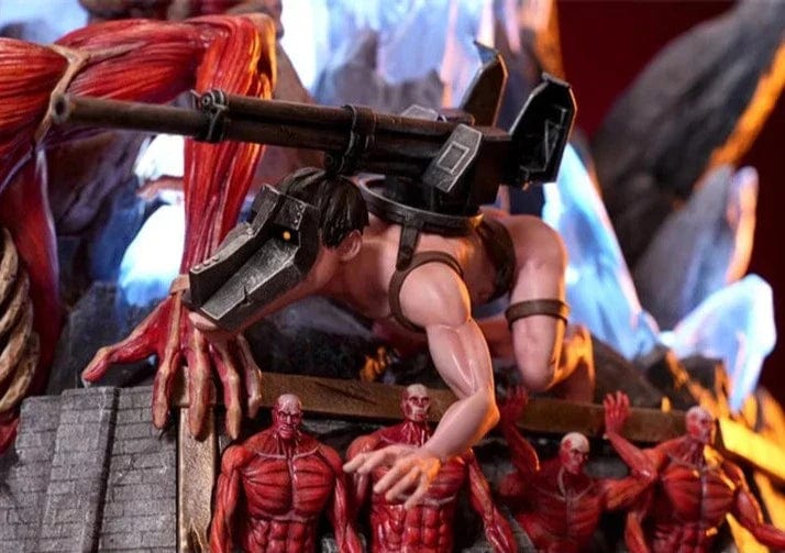 Figurine SNK en Résine Eren 9 Titans Primordiaux Figurama Shop