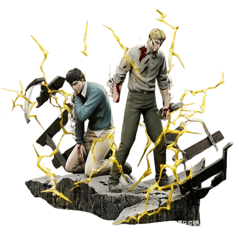 Figurine SNK en Résine Reiner et Bertolt Figurama Shop