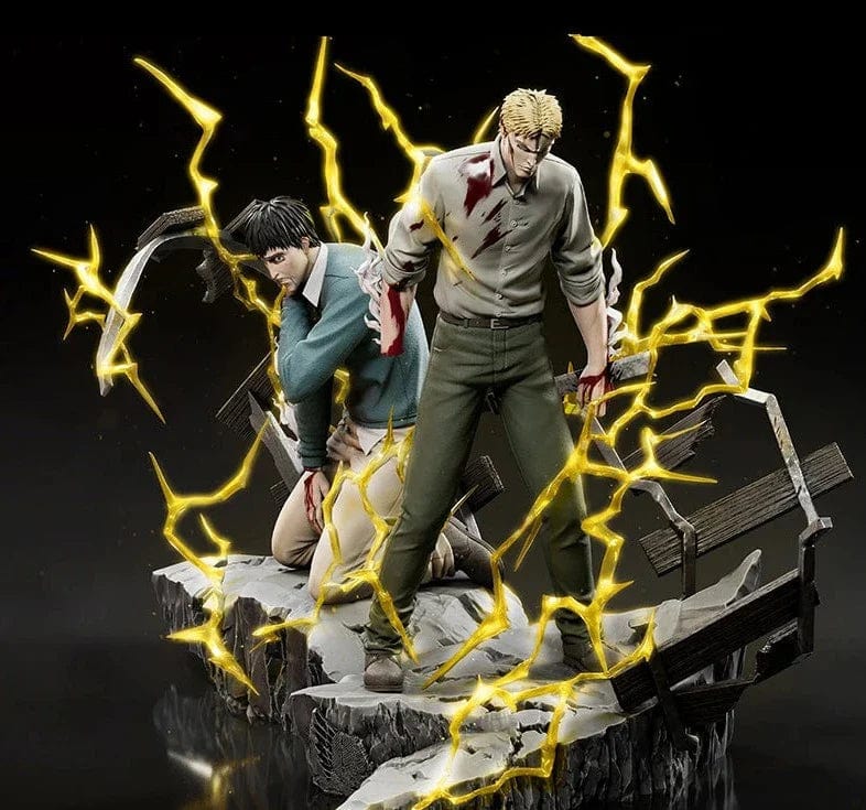 Figurine SNK en Résine Reiner et Bertolt Figurama Shop