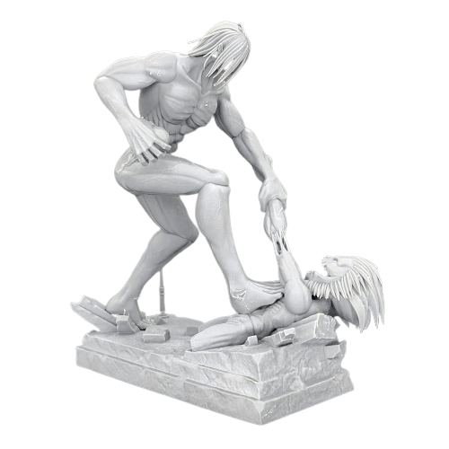 Figurine SNK Titan Assaillant vs Titan Mâchoire Royaume Figurine