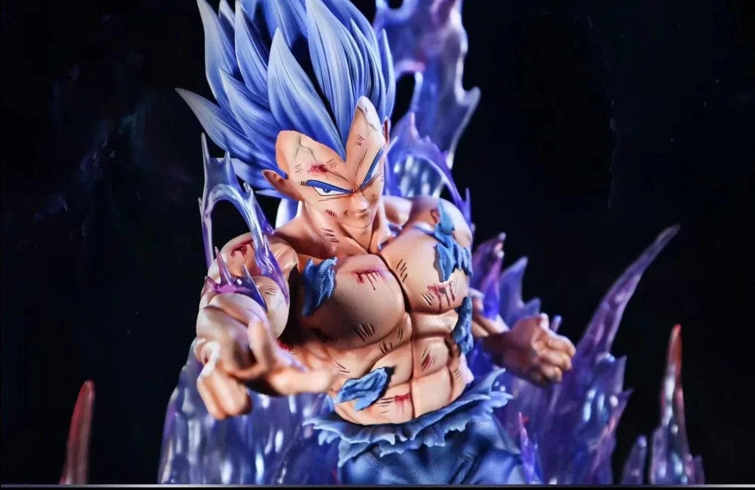 Figurine Vegeta Ultra Instinct Collector en Résine Royaume Figurine