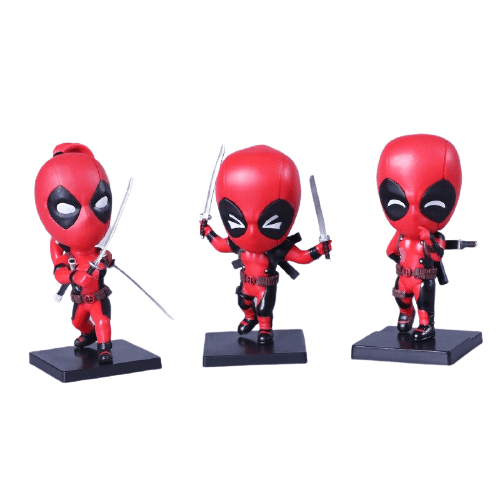 Pack 3 Mini Figurines Deadpool 1 Royaume Figurine